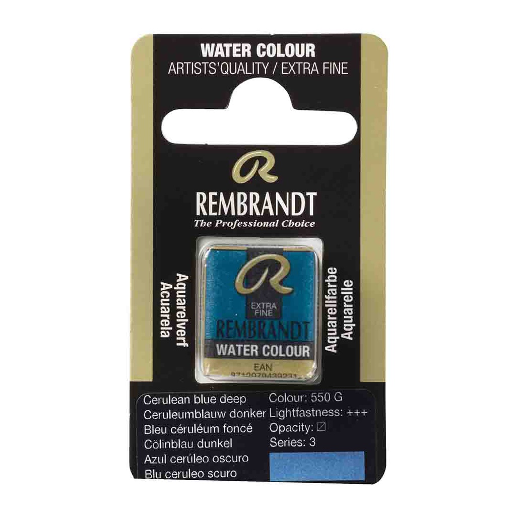 Rembrandt water color   pan  CERUL.BLUE DEEP