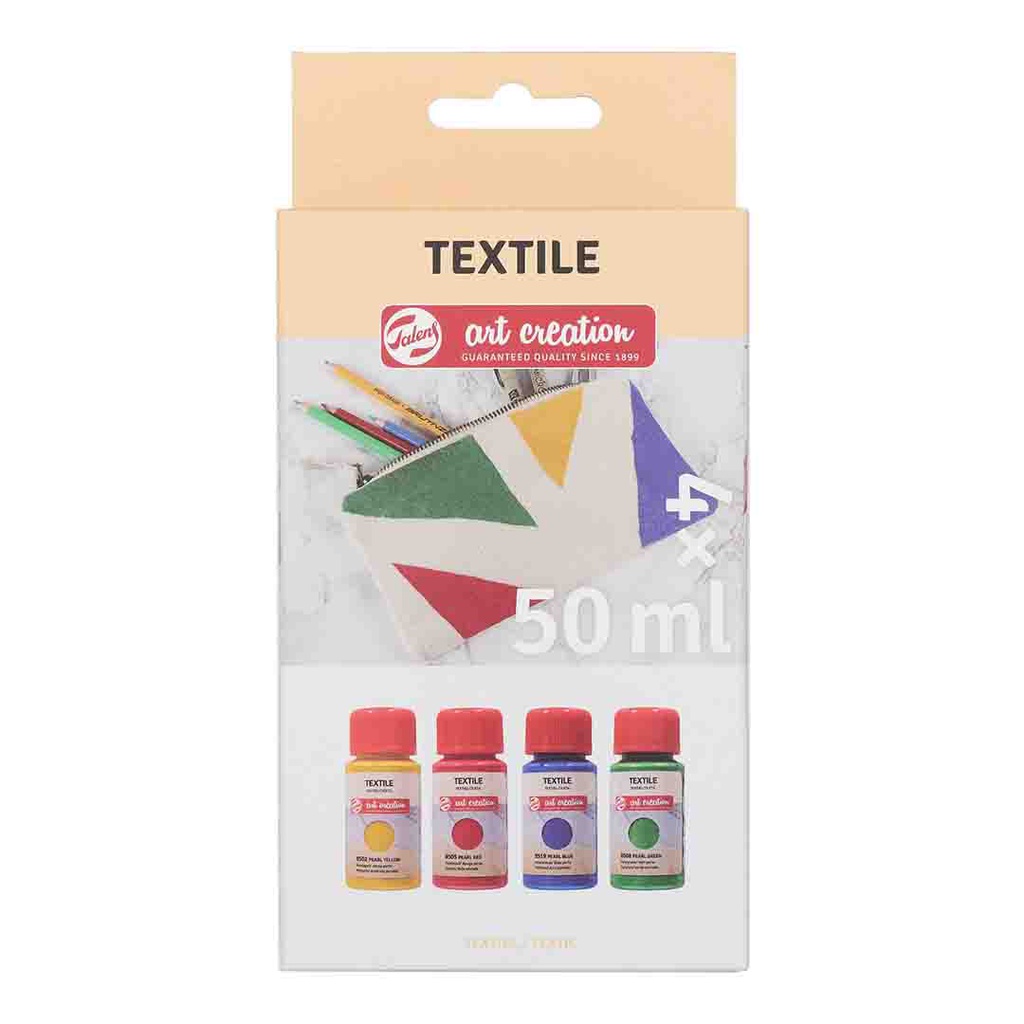 Art Creation textile set 4X50ML PEARL