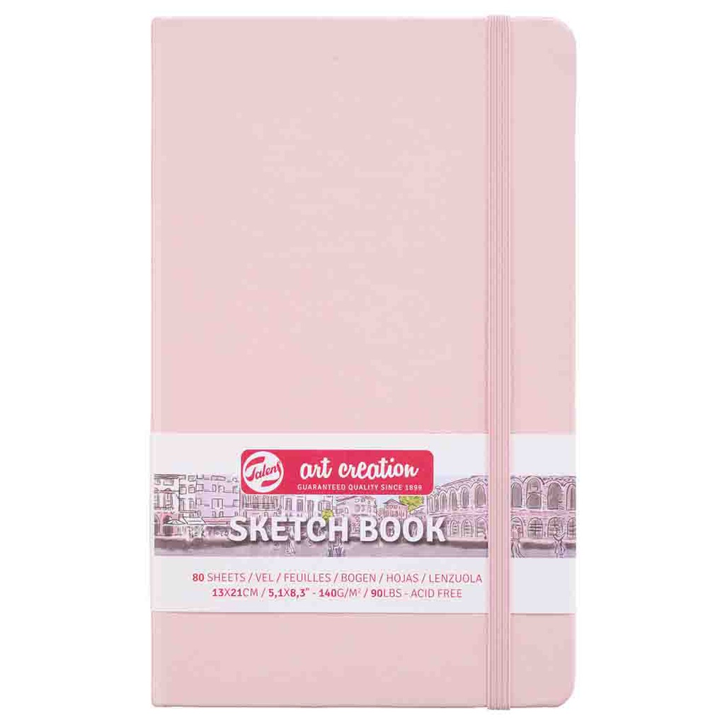 Art Creation sketch book black P.PINK 13X21 140G 