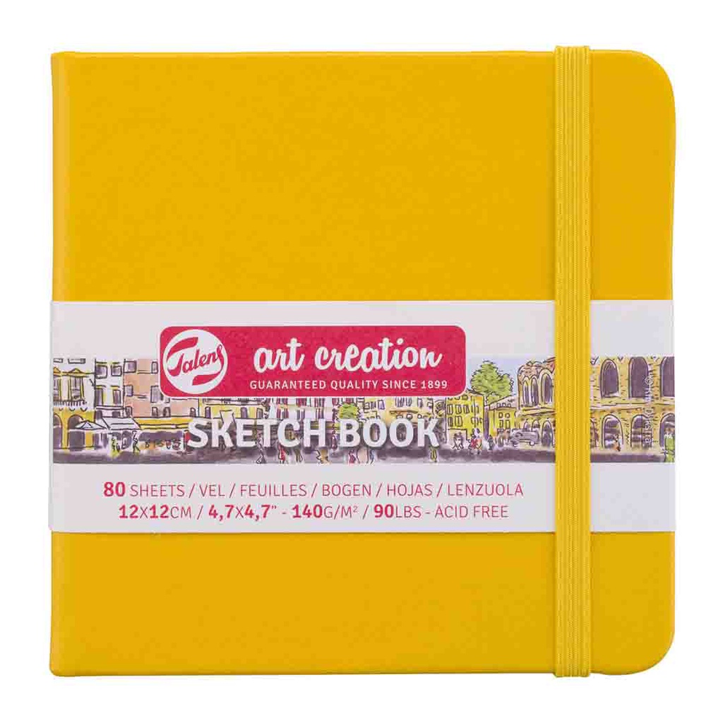 Art Creation sketch book black G.yellow 12X12 140G 