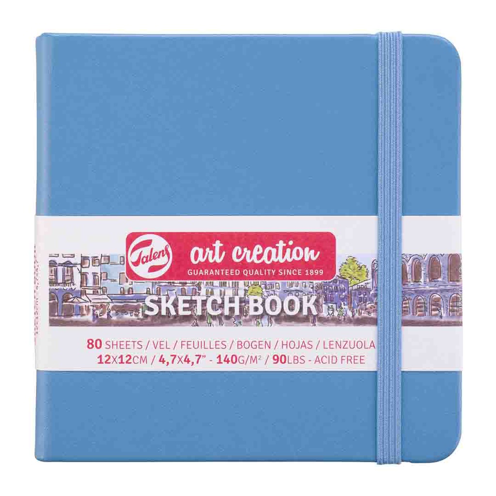 Art Creation sketch book black light blue 12X12 140G 