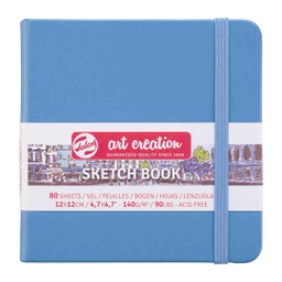 [9314214M] Art Creation sketch book black light blue 12X12 140G 