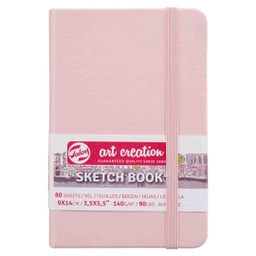 [9314011M] Art Creation sketch book black P.PINK 9X14 140G 