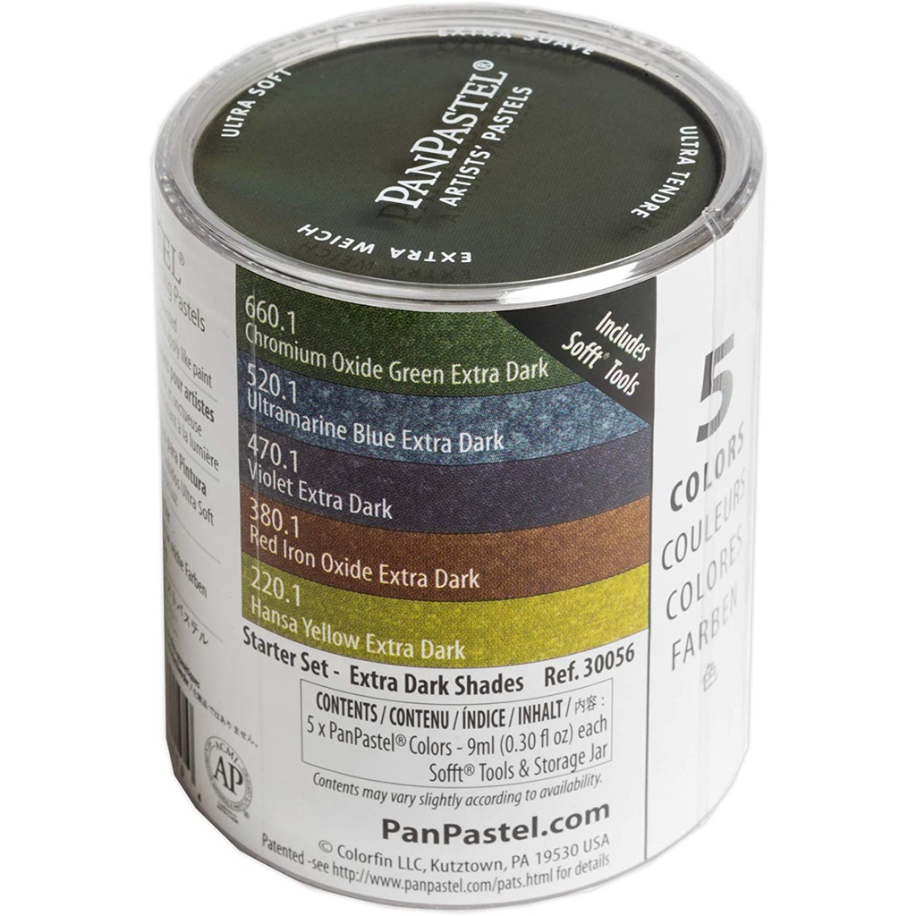 الوان باستيل 5 لون PanPastel EXTRA DARK COLRE