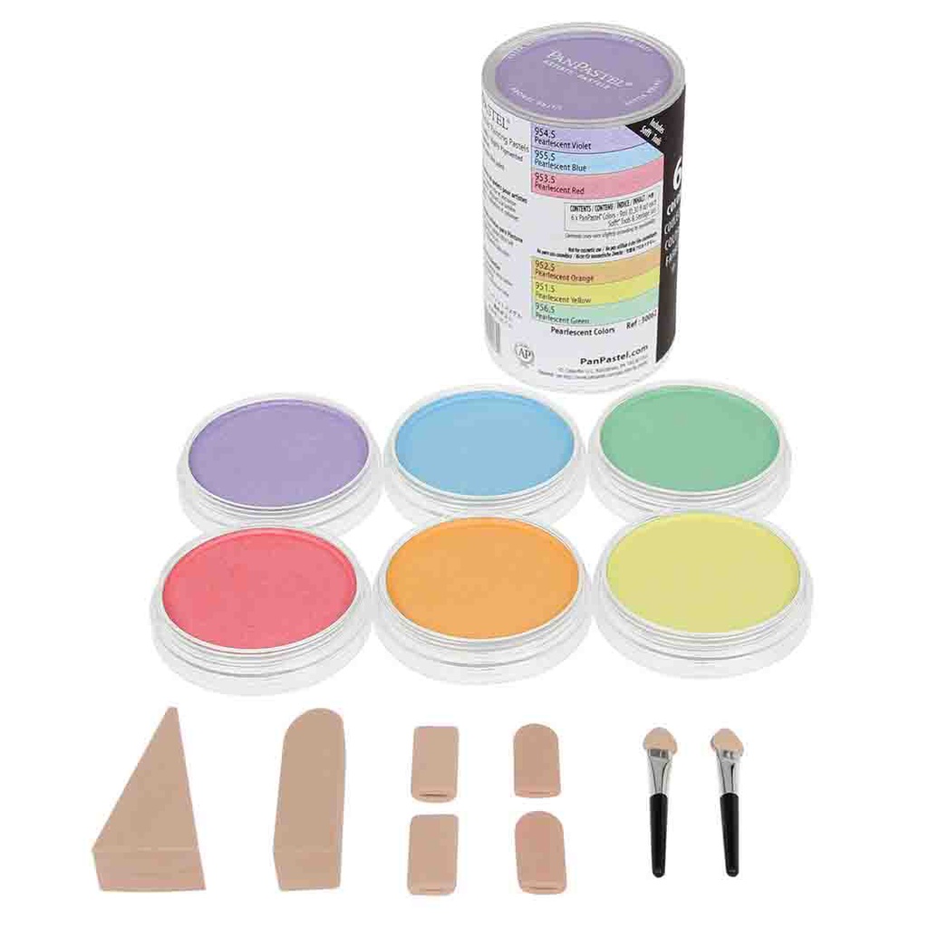 الوان باستيل 6 لون PanPastel PEARLESCENT COLORE