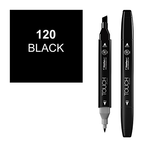 قلم ماركر تاتش جهتيين بلاك- 120