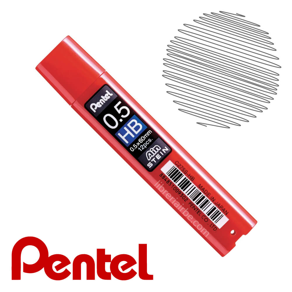 غيار رصاص بنتل Pentel 0.5mm HB