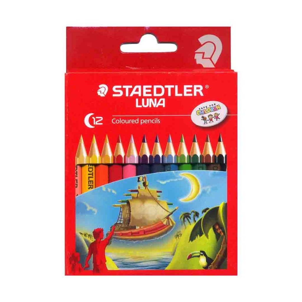 الوان 12 لون قصيرة خشبي ستدلر STAEDTLER