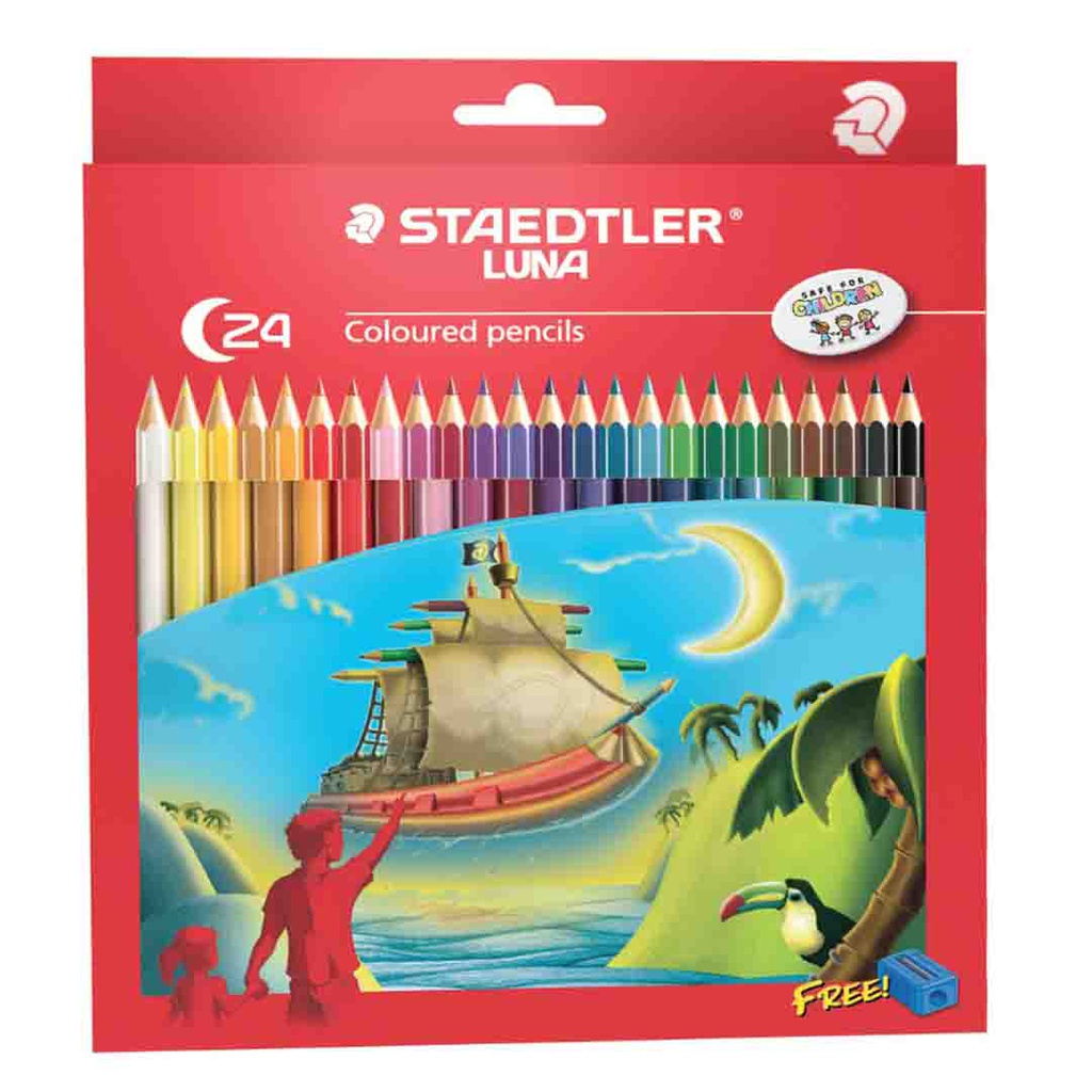 STAEDTLER LUNA COLOURED PENCILS - 24 COLOURS‏