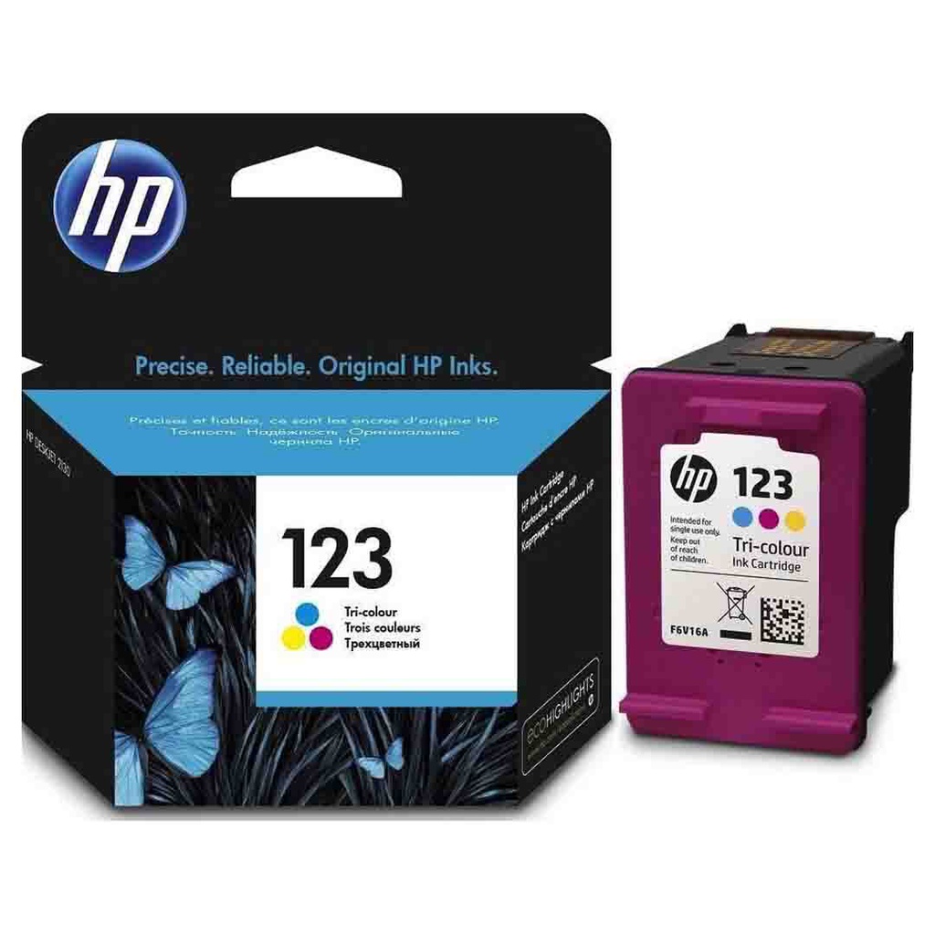 حبر طابعة ملون HP123