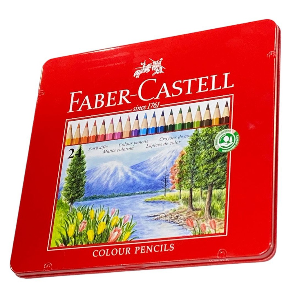 الوان فابركاستيل 24 لون خشبية FABER-CASTELL