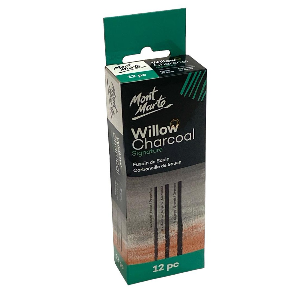 Mont Marte Willow Charcoal Signature 12pc
