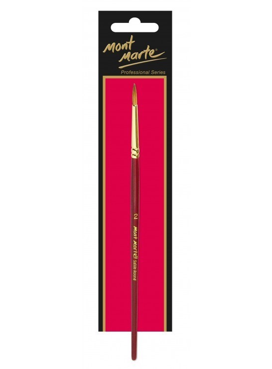 Mont Marte Artist Brush Sable Round 2