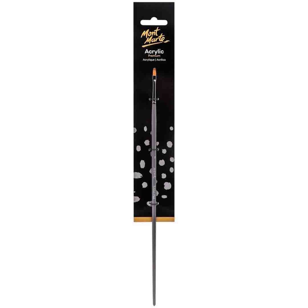 Mont Marte Artist Brush Taklon Flat Long 2