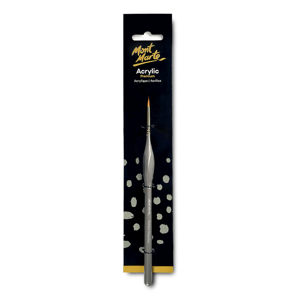 Mont Marte Artist Brush Taklon Detailer 1