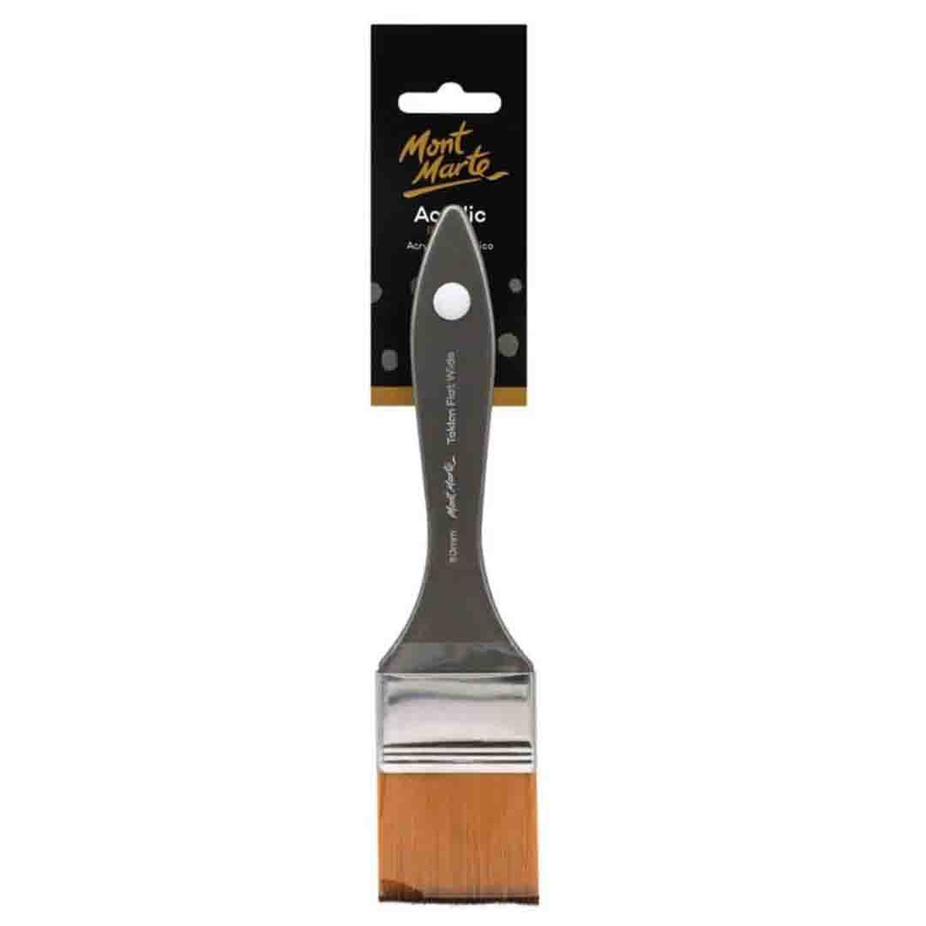 Mont Marte Artist Brush Taklon Flat Wide 50Mont Marte