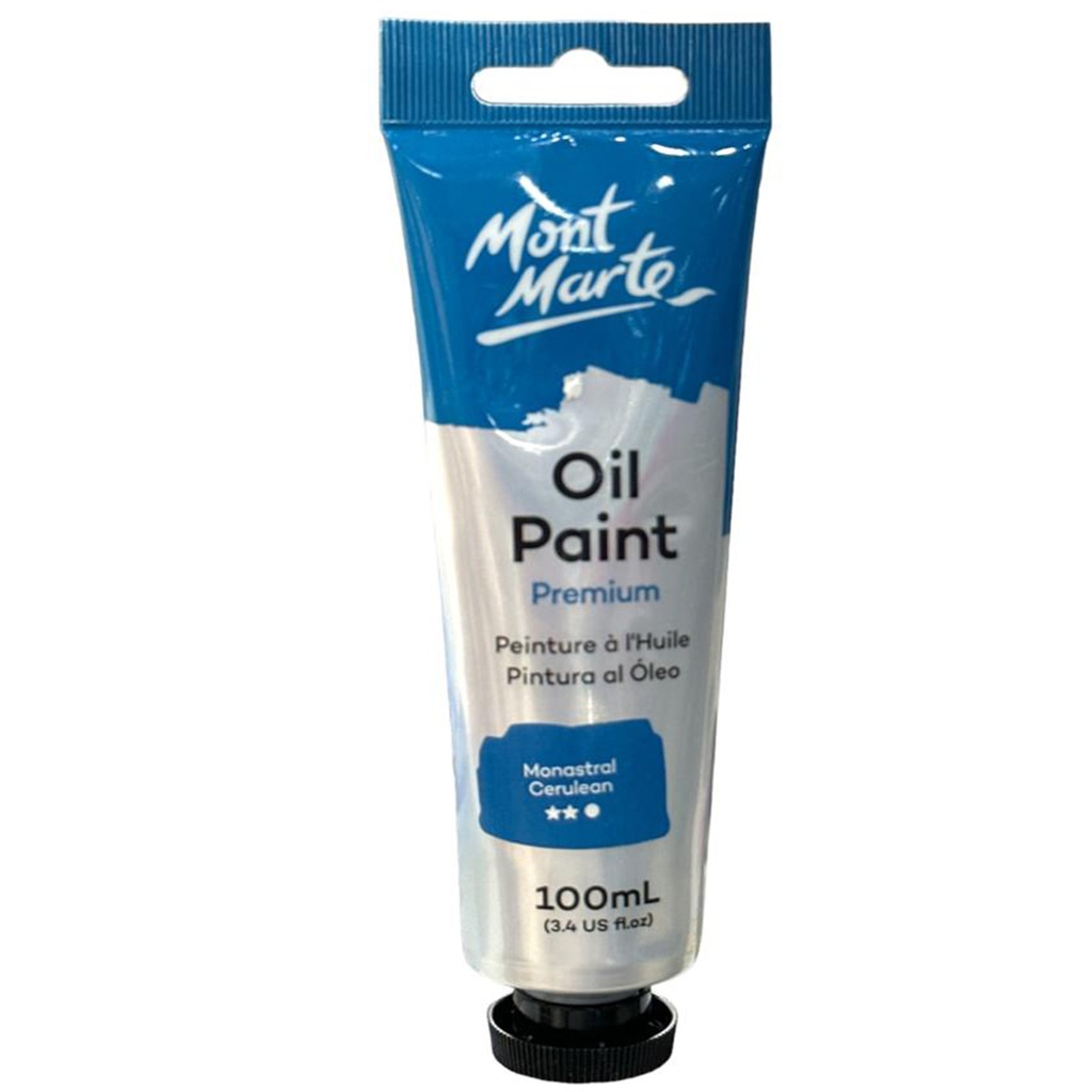 Mont Marte Oil color 100ML - Monastral Cerulean