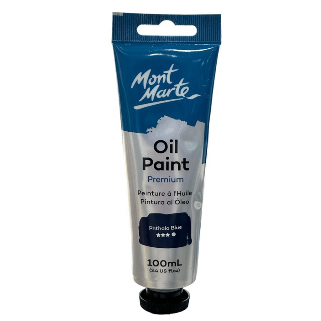 Mont Marte Oil color 100ML  Phthalo Blue