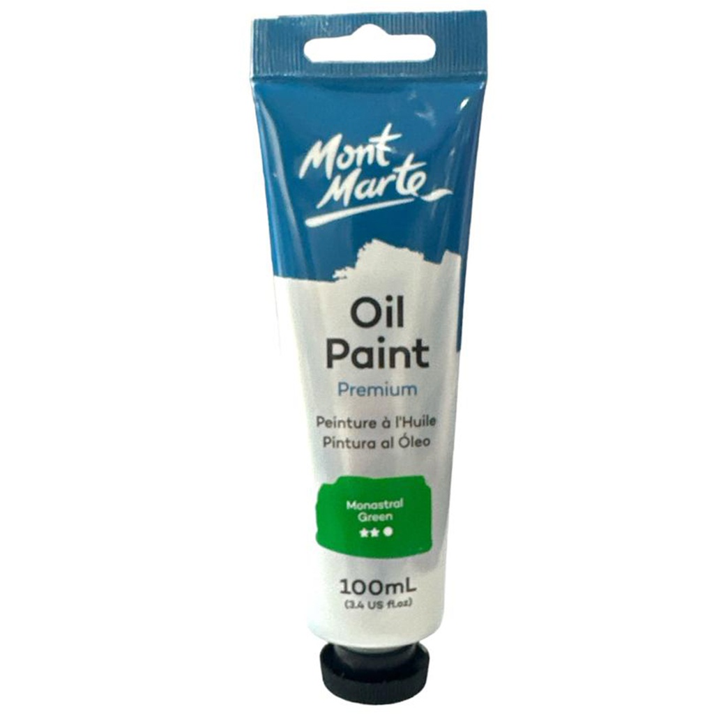 Mont Marte Oil color 100ML - Monastral Green