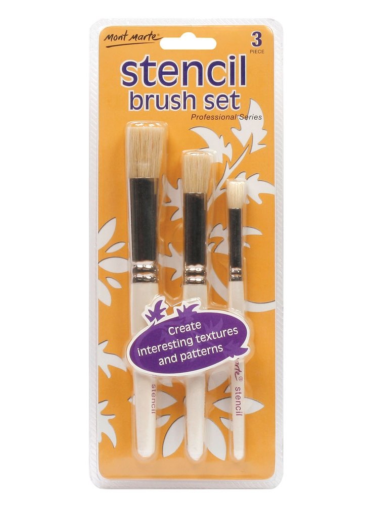 Marte Professional Stencil Brush Set‏ Mont