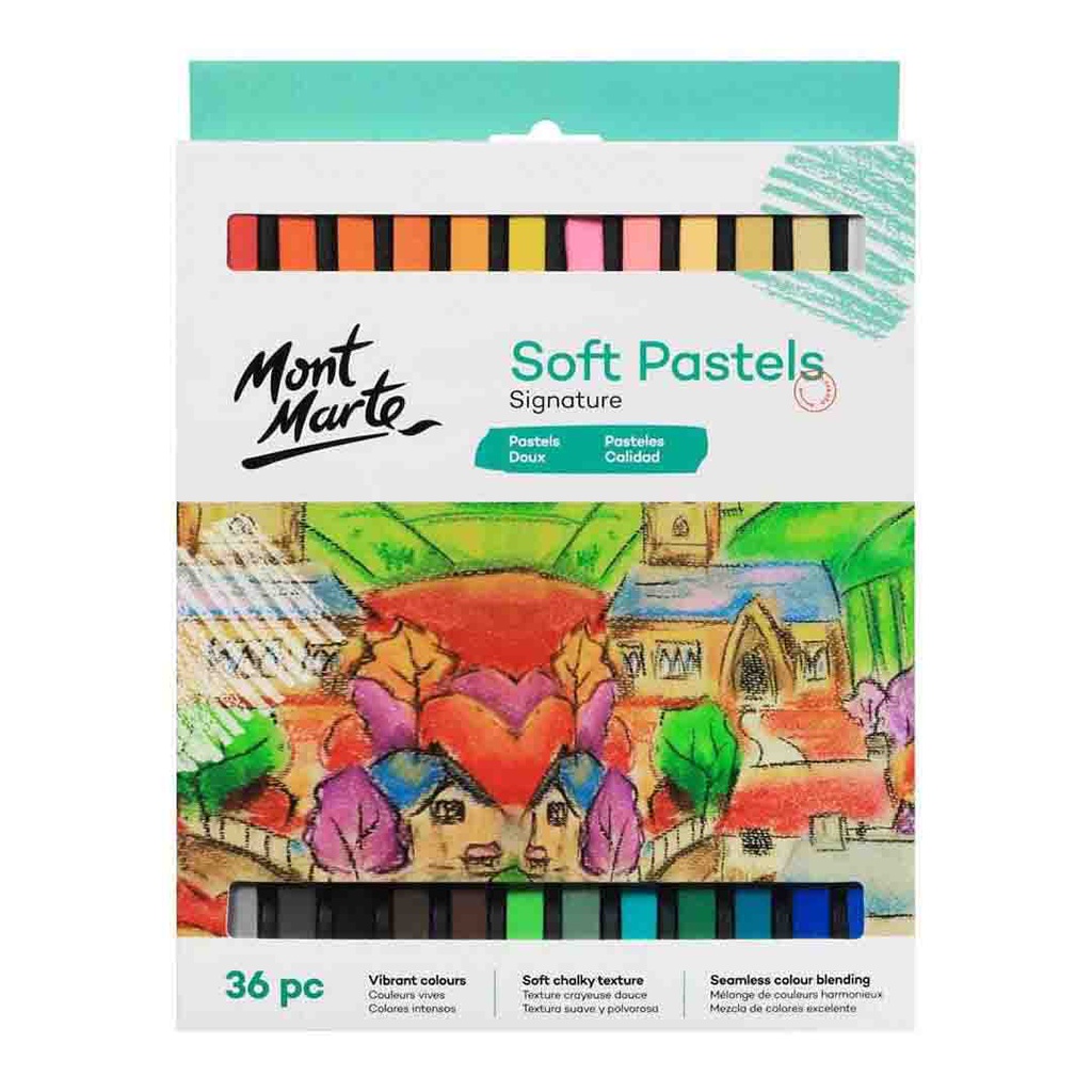 Mont Marte Soft pastel colors 36col