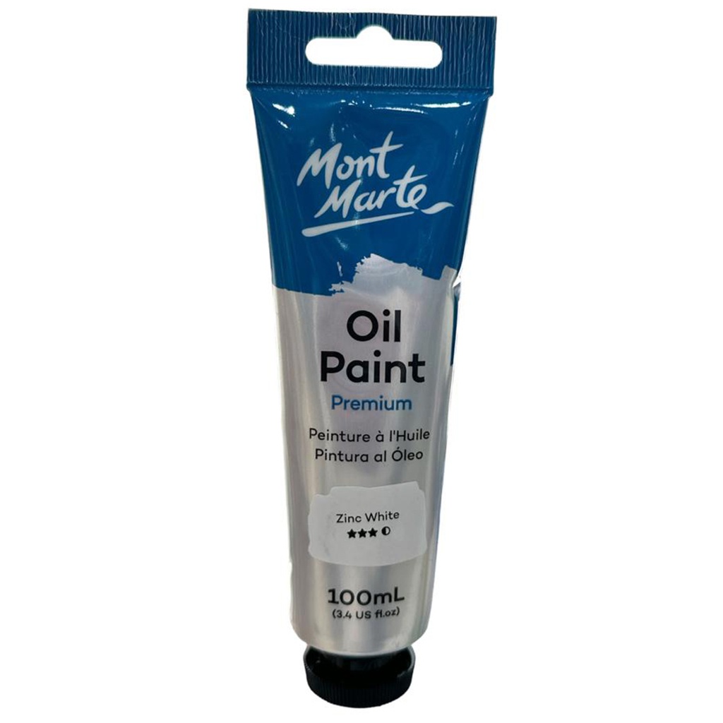 Mont Marte Oil color 100ML - Zinc White