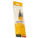 Mont Marte Gallery Series Brush Set Acrylic 4pc