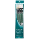 Mont Marte Gallery Series Brush Set Oils 4pc