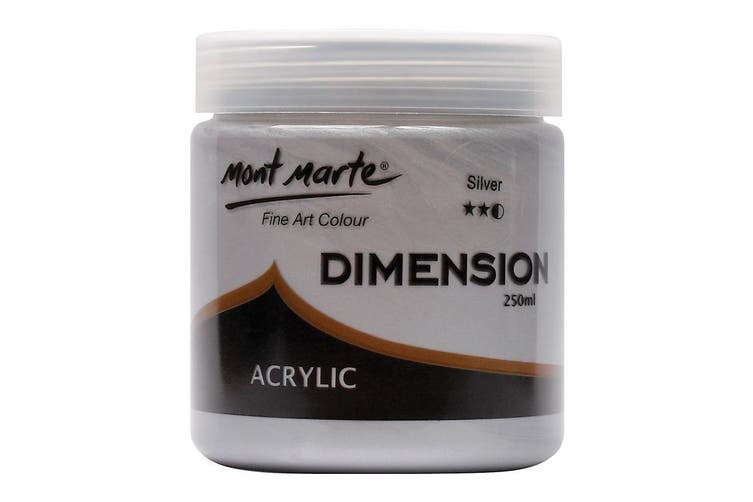 Mont Marte Dimension Acrylic color 250ml Silver