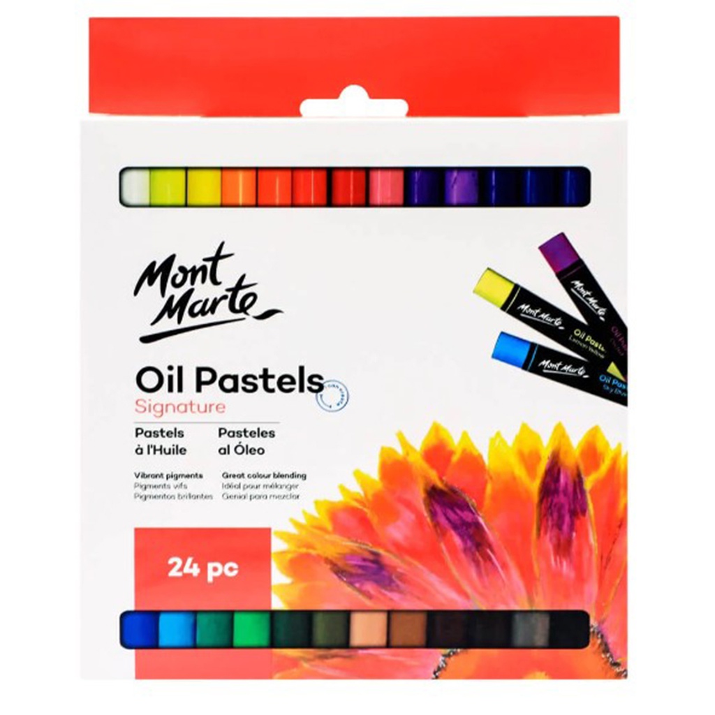 Mont Marte Oil Pastels 24pc