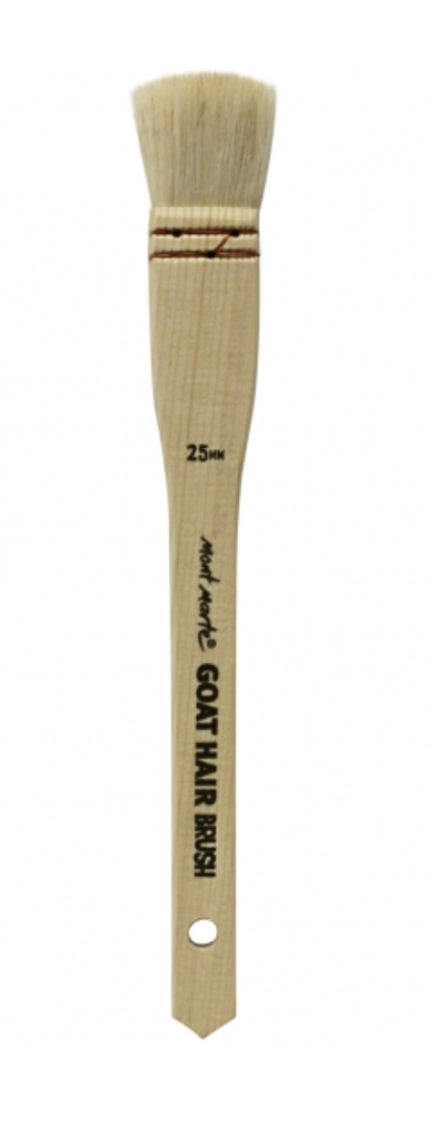 Mont Marte Goat Hair Pine Wood Brush - 25Mont Marte