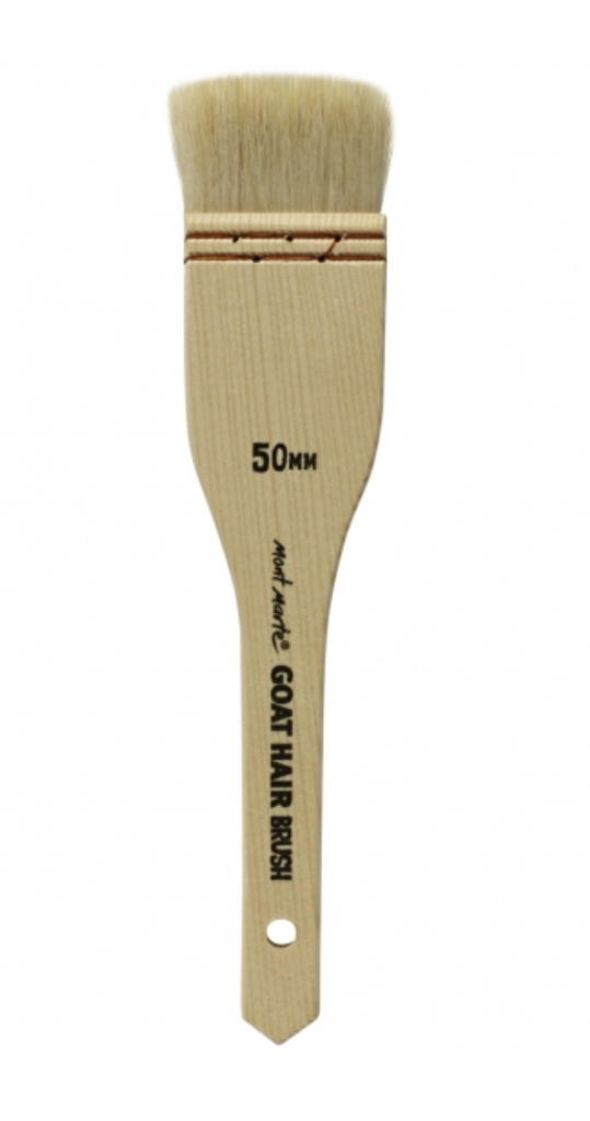 Mont Marte Goat Hair Pine Wood Brush - 50Mont Marte