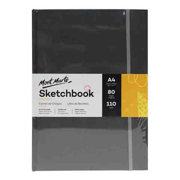 Mont Marte Hardbound Sketch Book 110gsm A4