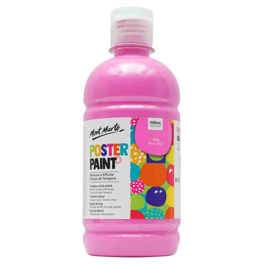 Mont Marte Kids - Poster Paint 500ml - Pink