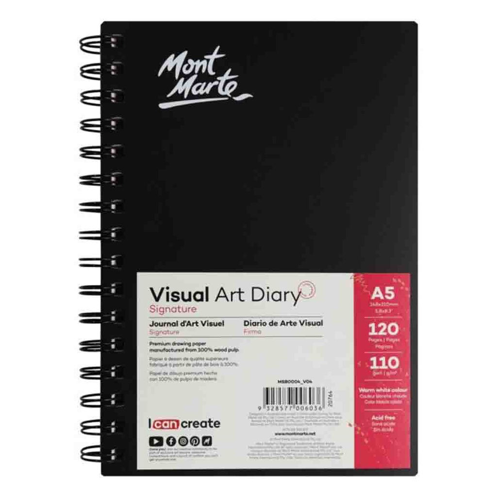 Mont Marte Visual Art Diary A5 120page