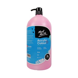[MSCH2219] الوان اكريلك مونت مارت ضغاط 2 لتر لون - Pink