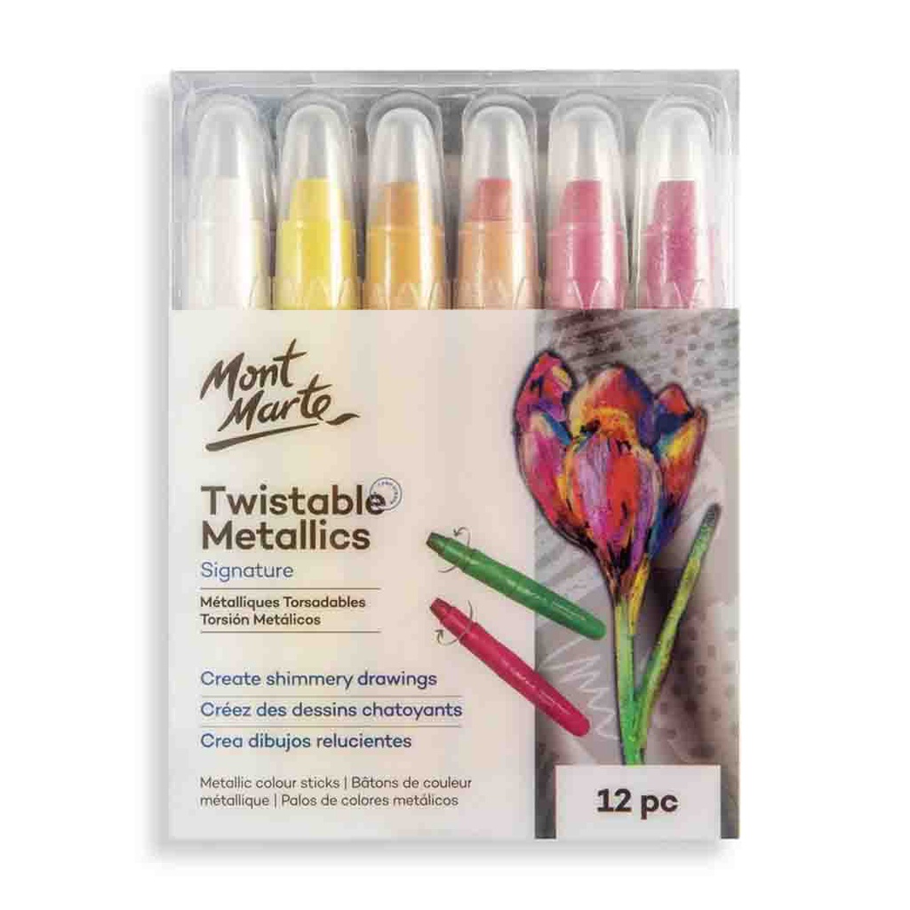 Mont Marte Twistable Metallics 12pc