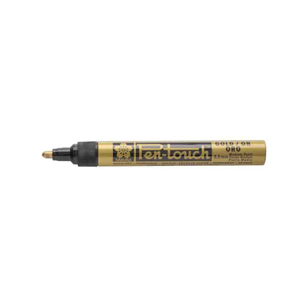 Sakura Pentouch Paint Marker, Medium Tip, Metallic Gold‏