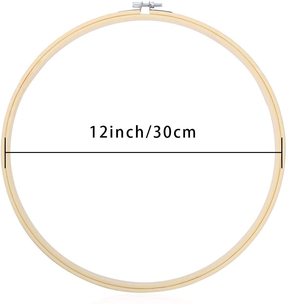 اطار خشب دائري خياطة رقم 12