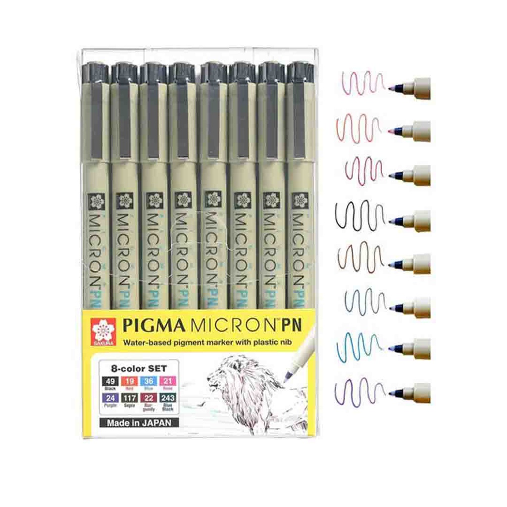 Sakura Pigma Micron - 8 Colour Set‏