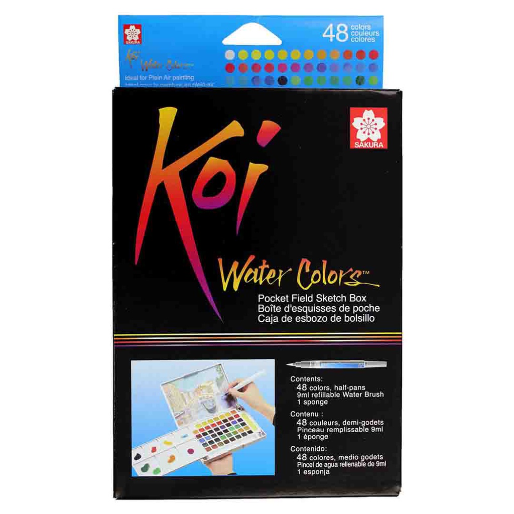 KOI WATER COLORS 48 COLORS