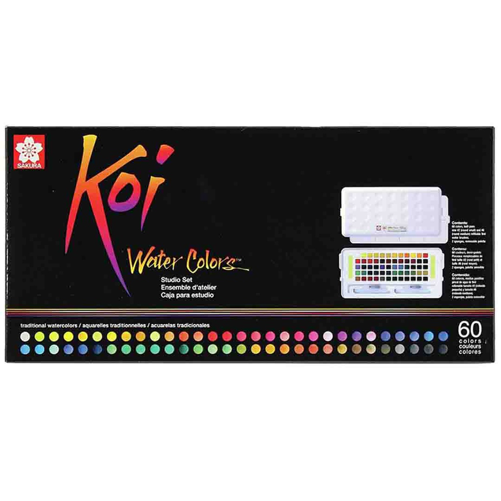 Koi Water Colors Pocket Field Sketch 60col