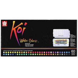 [XNCW60-N] Koi Water Colors Pocket Field Sketch 60col