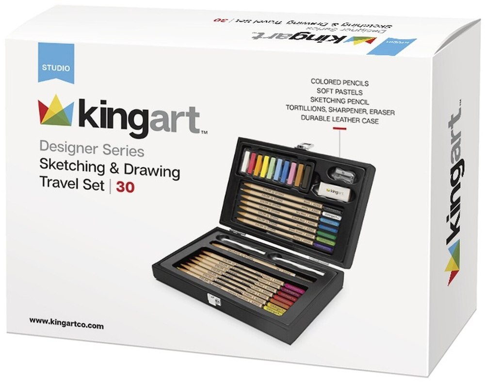 30 PC. DESIGNER SERIES SKETCH &amp; DRAW TRAVEL SET