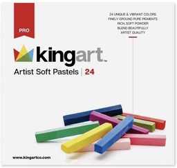 [126] 24 KINGART SOFT PASTEL SET