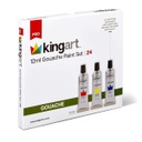 24 KINGART 12ml GOUACHE PAINT SET