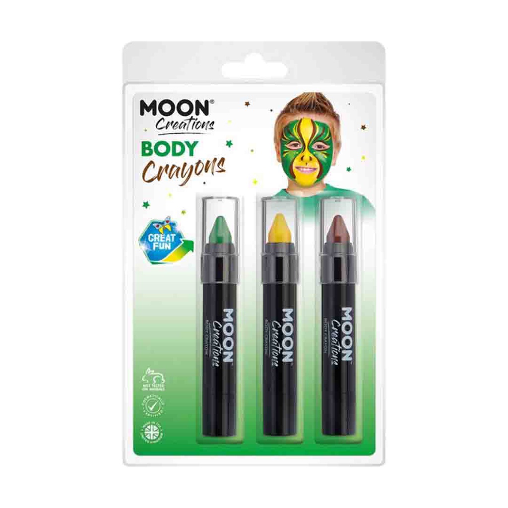Body Crayons Jungle (Clamshell)