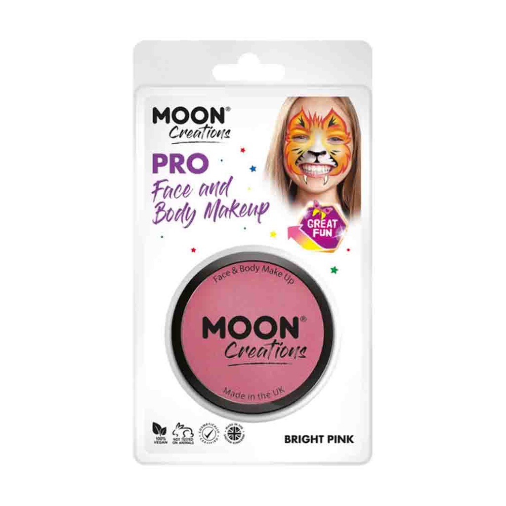 Pro Face Paint Cake Pots -  Bright Pink ( Clamshell) 