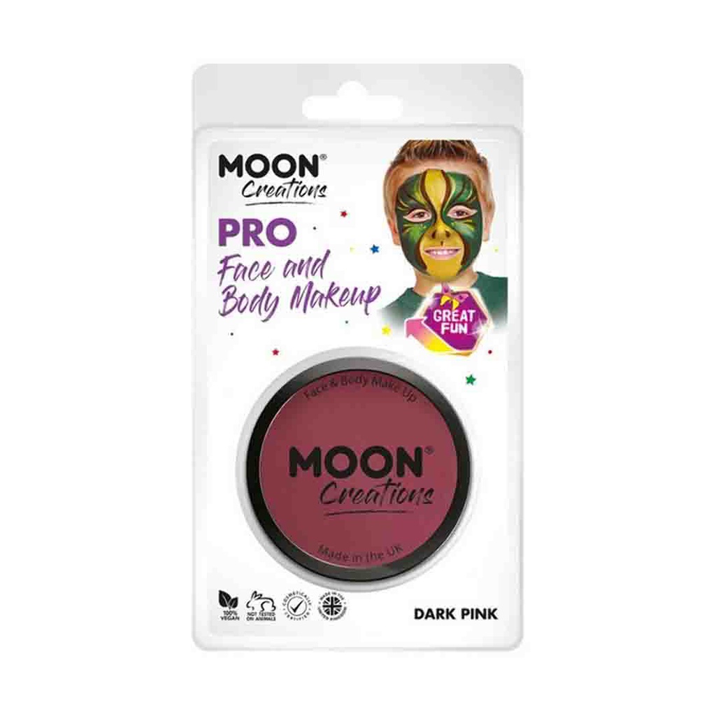 Pro Face Paint Cake Pots -  Dark Pink( Clamshell) 