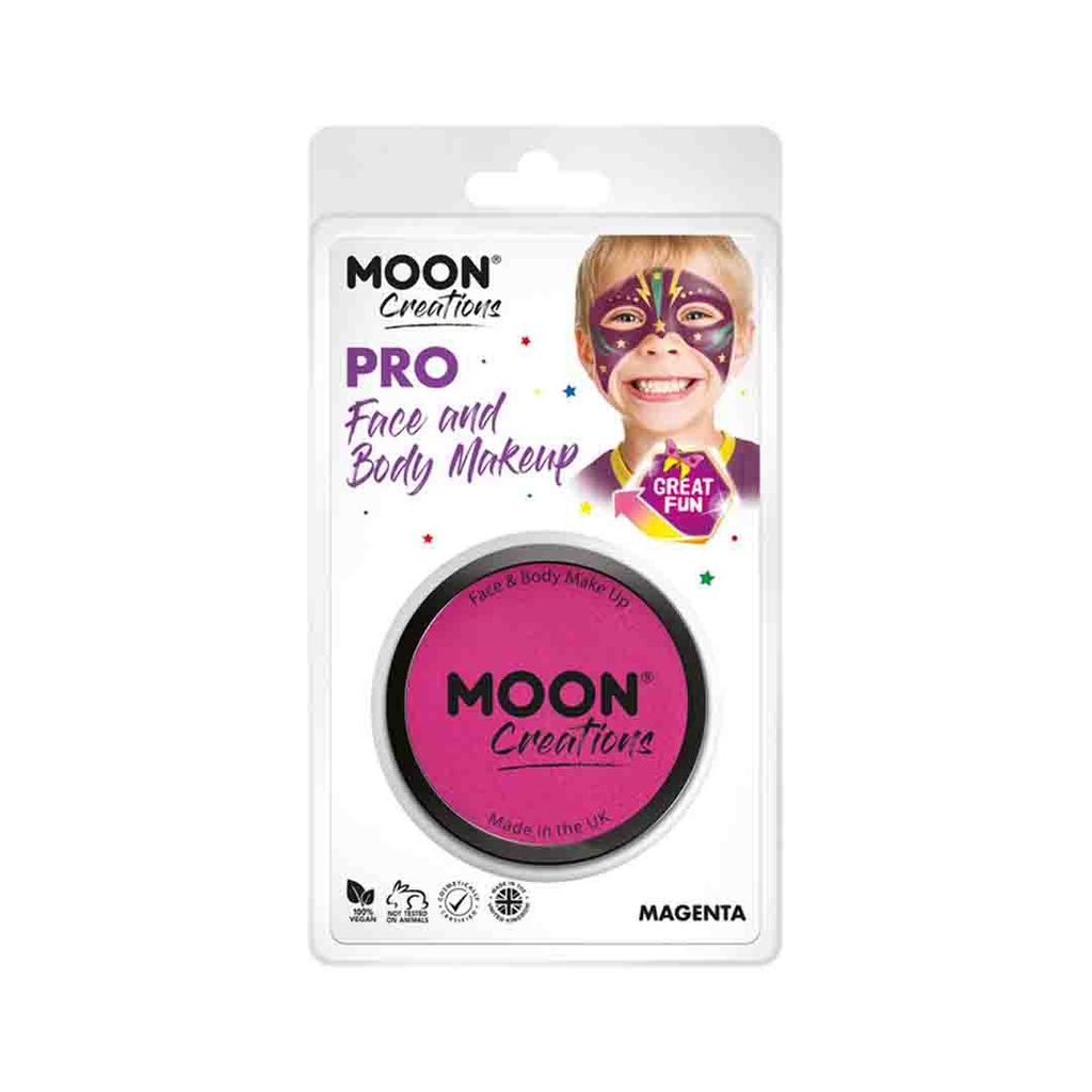 Pro Face Paint Cake Pots -  Magenta ( Clamshell) 